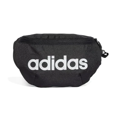 Image of adidas Unisex Daily BUMBAG, Black/White, One Size