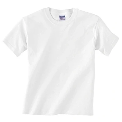 Image of Gildan Childrens Unisex Soft Style T Shirt (S) (White)