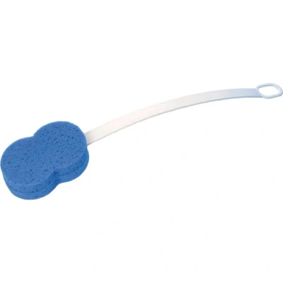 Image of Aidapt Extra Long Flexible Handle Shower Bath Sponge Back Scrubber for Washing Hard to Reach Areas Aid