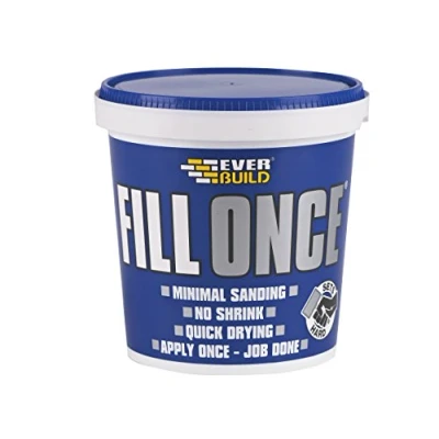Image of Everbuild Fill Once Ready Mixed Filler Fills in One Go Quick Drying White 650 ml