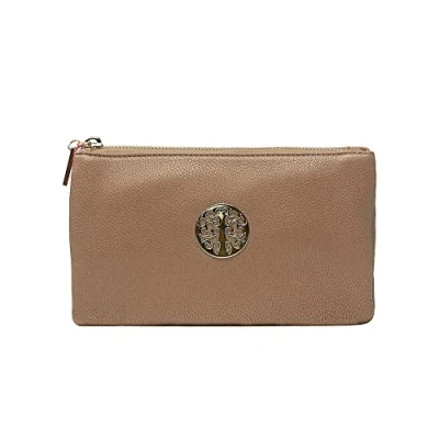 Image of Women&#039;s Long &amp; Son By Eye Small Clutch, Wristlet, Shoulder,Cross Body Bags 3141 (Khaki)