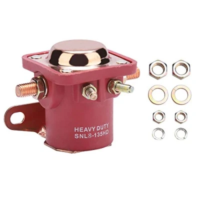 Image of Starter Solenoid Relay Akozon 12V 4 Terminal Car Refit Heavy Duty Switch for