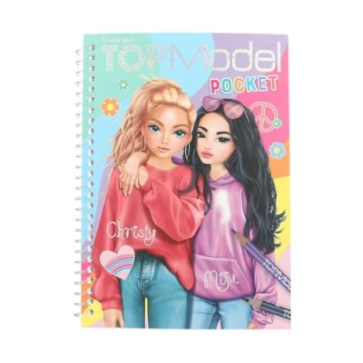 Image of Depesche 13166 TOPModel Pocket Colouring Book, Multicoloured