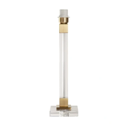 Image of Base Only Scarborough Table Lamp Brass, Crystal