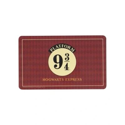 Image of Harry Potter Hogwarts Express Platform 9 3/4 Breakfast Board / Chopping Made of Resopal Red