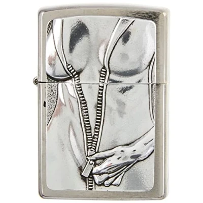 Image of Zippo Lighter, Brass, Stainlesssteel, 1 x 3,5 5,5 cm