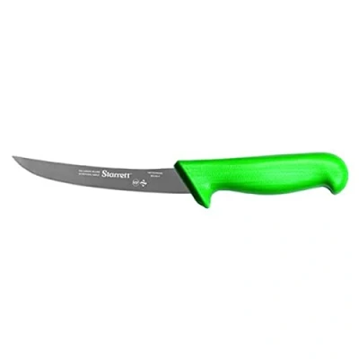 Image of Starrett Professional Stainless Steel Kitchen Boning Knives 6 inch (150mm), Green