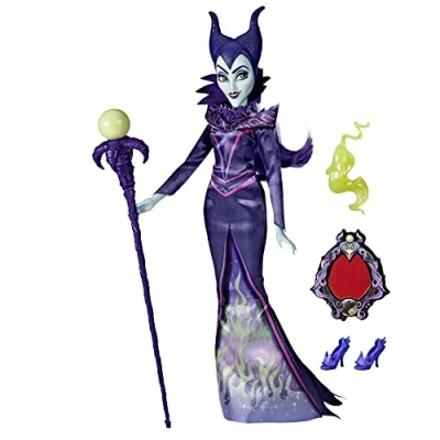 Image of Hasbro Disney Villains Maleficent Fashion Doll with Accessories and Removable Clothes, Toy for Children Ages 5 Up