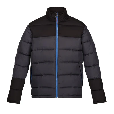 Image of Regatta Mens Vintage Insulated Puffer Jacket (Seal Grey/Black) Size 3XL
