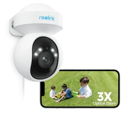 Image of Reolink 4K PTZ Security Camera Outdoor Wi Fi 6, Auto Tracking Spotlight 8MP, Smart Human/Vehicle/Animal Detection, 3XOptical Zoom, Color Night Vision, 2 Way Audio, 2.4/5GHz WiFi, E1 Pro