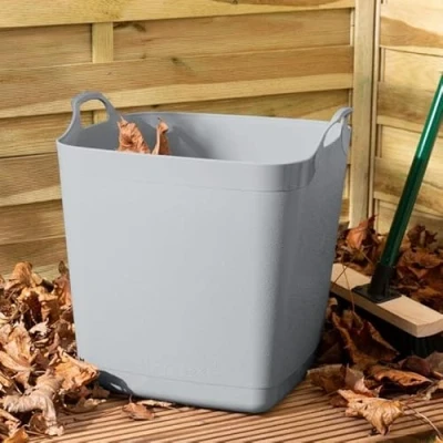 Image of Whatmore Square Flexi Tub Cool Grey 40L