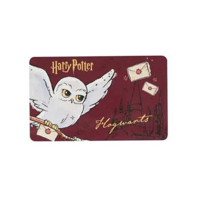 Image of Harry Potter Hedwig Hogwarts Breakfast Board / Chopping Made of Resopal Red