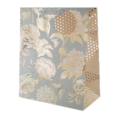 Image of Hallmark Large Gift Bag Foiled Floral Design