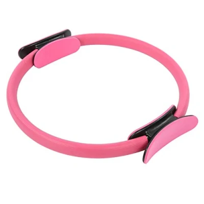 Image of RiToEasysports Pilates Circle Ring,Yoga Magic for Fitness Training, Full Body Workout,Improve Core Power Strength(pink) Yoga Supplies Leisure Sport