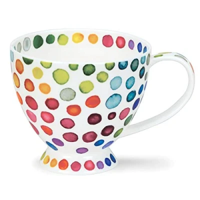 Image of Dunoon Fine Bone China Skye Mug Cup Made in England (Hot Spots)