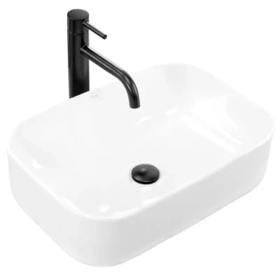 Image of REA Bathroom Sink Made of creamic Demi Snow White U1953,
