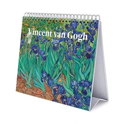 Image of Grupo Erik Van Gogh Calendar 2023 Desktop 7 x 8 inches / 18 20 cm Art Desk 12 Month Planner