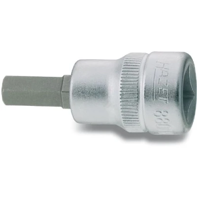 Image of 547012, ASE46835100000 Socket HAZET 8801K 7 DIN7422 Hexagon Knurled