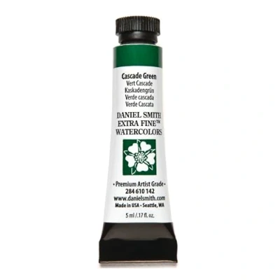 Image of DANIEL SMITH 284610142 Extra Fine Watercolors Tube, 5ml, Cascade Green