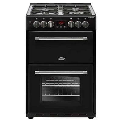 Image of Belling Farmhouse FH60DFTBK 60cm Dual Fuel Cooker Black
