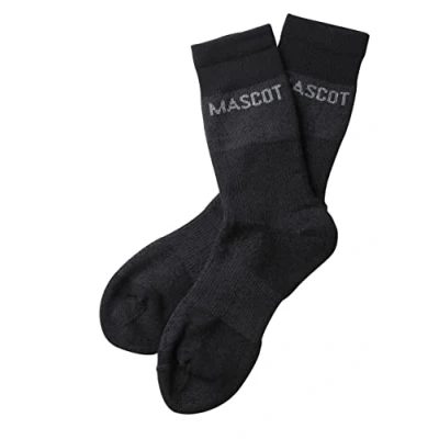 Image of Mascot 50406 877 A42 Moshi Complete Moisture Wicking Socks, Size 39 43One, Dark Anthracite Flecked, Pair