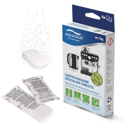 Image of Large Descaler Tablets 16g for Coffee Maschine and Kettle, Compatible with Tassimo Bosch Senseo Nespresso (6)