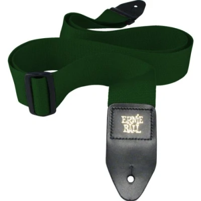 Image of Ernie Ball Forest Green Polypro Guitar Strap