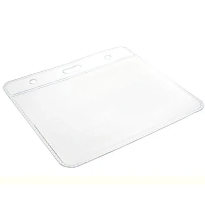 Image of ID Card It Clear Badge Holder Pocket Plastic Wallet (Size 102 X 83mm) (5)