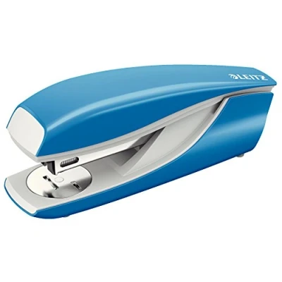 Image of Leitz 55020030 Ergonomic Metal Stapler, Light Blue