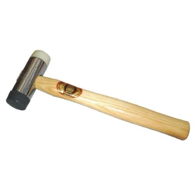 Image of Thor 31 710R Soft Faced Hammer, Holzstiel, Nylon Und Pvc einsätze, 450g, 32mm