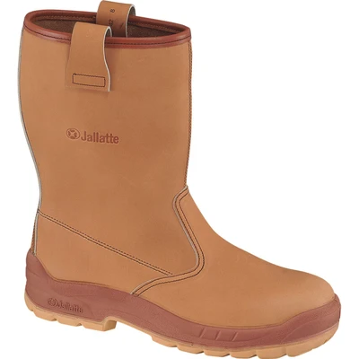 Image of Jallatte Jalaska: iconic Tan Rigger Safety Work Boot J0266#UK 4