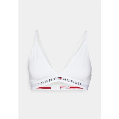 Image of Tommy Hilfiger Unlined Triangle bra, Women&#039;s, Size: Small, White