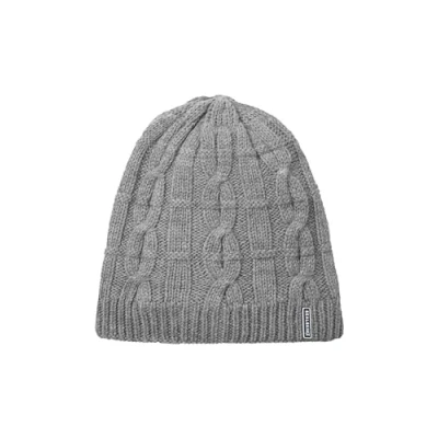 Image of SEALSKINZ Blakeney Waterproof Cold Weather Cable Knit Beanie Hat, Grey, S/M