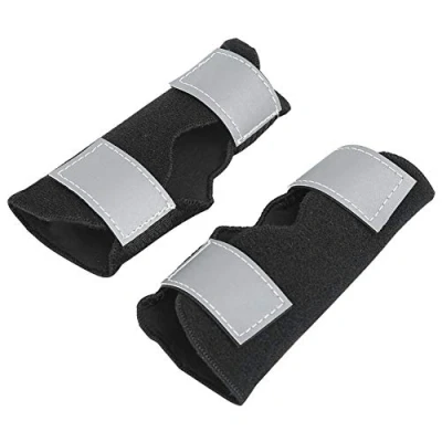 Image of Dog Rear Leg Brace Canine Hock Wrap Joint Hind Support with Safety Reflective Straps Prevents Injuries Sprains Helps Loss Stability(XS)