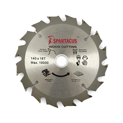 Image of Spartacus Wood Cutting Circular Saw Blade 140mm x 16mm Bore 16 Teeth