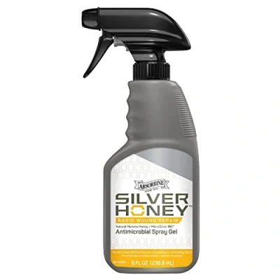 Image of Absorbine Silver Honey Rapid Wound Repair Spray Gel, 236.6 ML