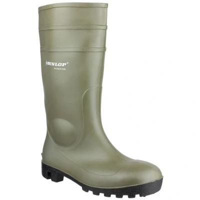 Image of Dunlop Protective Footwear Protomastor, Unisex Adults’ SRA Safety Boots, Green, Size 3 UK (36 EU)