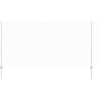 Image of vidaXL Fence Posts 10 pcs U Channel 120 cm Galvanised Steel