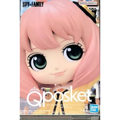 Image of BANPRESTO Q Posket Anya Forger SpyxFamily, Going out Ver. 13 cm BP88470 Multicoloured