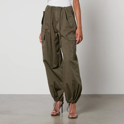 Image of Good American Parachute PANT Cargo trousers, Women&#039;s, Size: XL, Olive