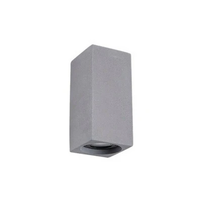 Image of Zavet Outdoor Wall Lamp 2x 4W Cement Up Down LED Triac Dimmer 3000K IP65