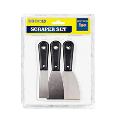 Image of 3PC Scraper Set Filling Scrapers Home Decorating Wall Paper Paint Flat DW