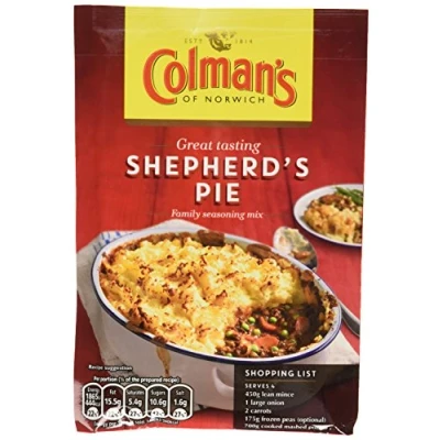 Image of Colman&#039;s Shepherd&#039;s Pie Mix, 1.75 Ounce Packages (Pack Of 12)