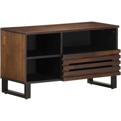 Image of vidaXL TV Cabinet Brown 80x34x46 cm Solid Wood Mango