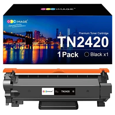 Image of GPC Image TN2420 TN 2420 Compatible Toner Cartridges for Brother TN2410 2410 DCP L2510D L2530DW L2550DN HL L2310D L2350DW L2357DW L2370DN L2375DW MFC L2710DN L2710DW L2730DW L2750D(1 Black)
