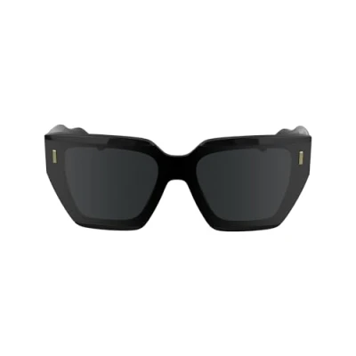 Image of Calvin Klein Women&#039;s Sunglasses CK24533S Black with Solid Grey Lens
