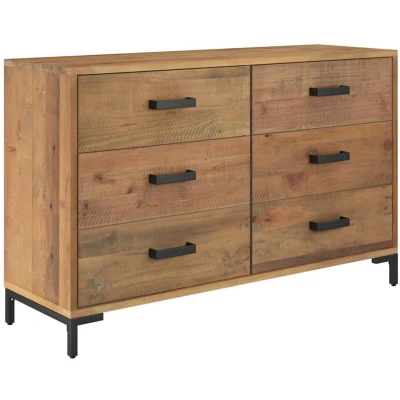 Image of vidaXL Sideboard Brown 110x35x70 cm Solid Pinewood