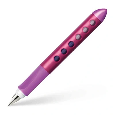 Image of Faber Castell Scribolino 149846 School Fountain Pen Right Handed Nib Size A Blackberry