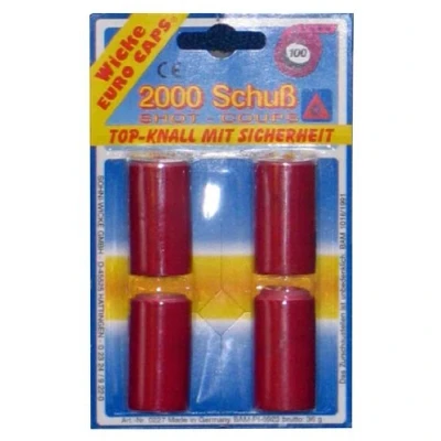Image of Schrödel 8070227 2000 Shots Ammunition 100 Shot Cap Guns, One Size
