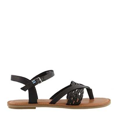 Image of Toms Lexie Black Womens Sandals Size UK 3.5